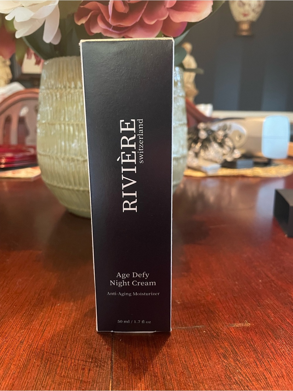 Rivière Age Defy Night Cream — Black Anti-Aging Moisturizer